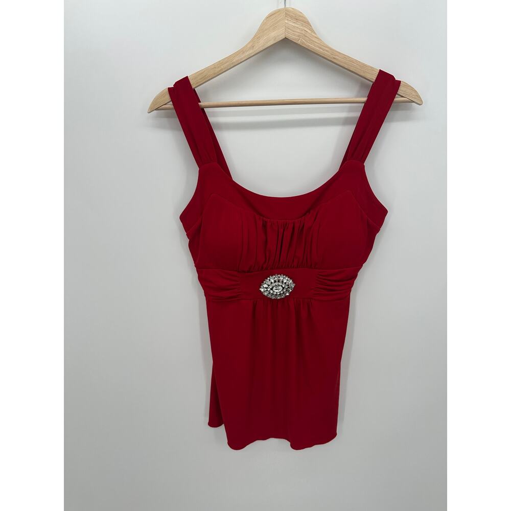 Speechless Women Red Babydoll Y2K Tank Top Size S Vampire Feminine Goth Romantic